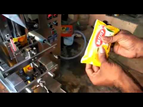 Laminated Pouch Juice Packing Machine
