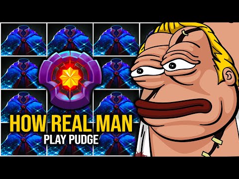 How Real Man Play Pudge | Glimmer Cape Pudge - Insane 20Kills 40 Flesh Heap | Pudge Official