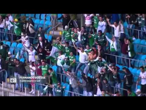 Narrador vai Loucura com virada da chapecoense sobre o Gremio