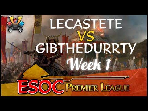 [AoE3] (CMC) Lecastete vs (MDS) GiBthedurrty − Week 1 − The ESOC Premier League