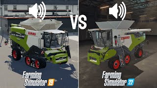 DŹWIĘKI - FS22 vs FS19 - PORÓWNANIE