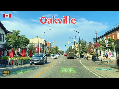 Oakville Ontario Canada Walking Tour | 4K Canada Travel