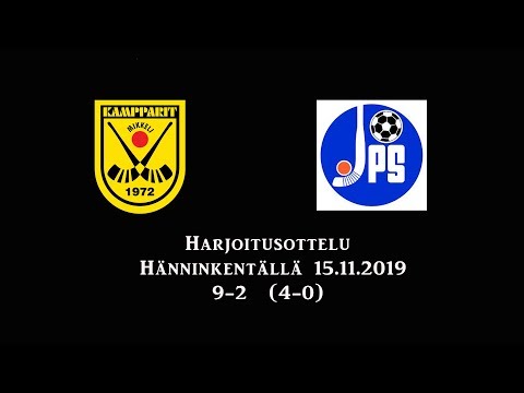 Kampparit - JPS  Kooste harjoitusottelusta 15.11.2019
