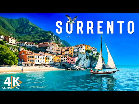 Sorrento, Italy 4K - Coastal Cliffs, Lemon Groves & Sunset Views Over the Bay of Naples