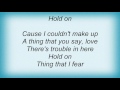 Howie Day - Trouble In Here Lyrics