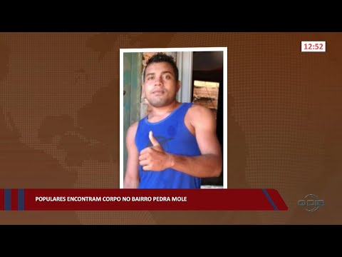 Populares encontram corpo no bairro Pedra Mole 17 10 2022