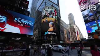 Dust My Shoulders Off》MV by Jane Zhang 张靓颖 in New York Times Square 2018.10.01