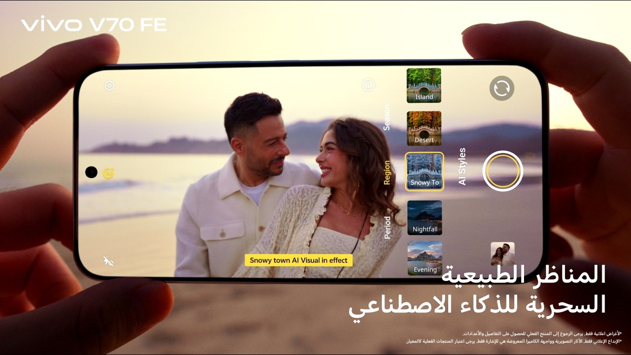vivo V70 FE | Redefine landscape photography with AI Magic Landscape
