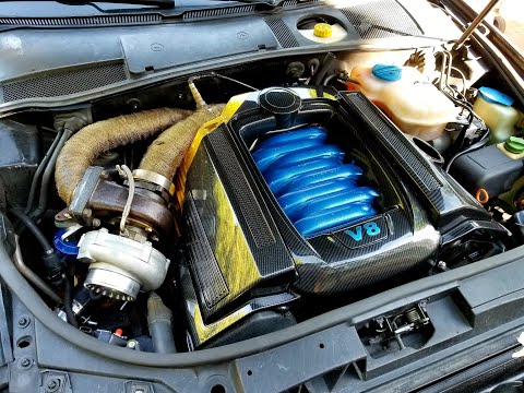 AUDI V8 4.2 SINGLE TURBO!