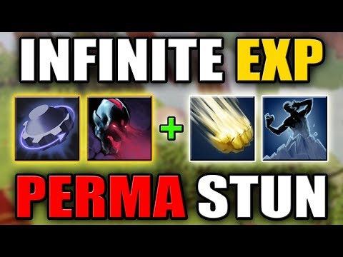 Imba Rearm Abuse - Infinite Stun, Exp, Mana Gain [Frostbite + Storm Hammer] Dota 2 Ability Draft