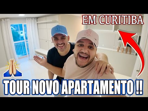 O TÃO ESPERADO TOUR do NOSSO NOVO APARTAMENTO em CURITIBA!!😍