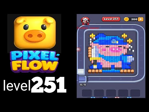 Pixel Flow Level 251 Walkthrough