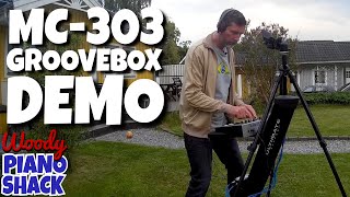 Video thumbnail for Roland MC-303 Groovebox (1997) demo and review by Woody Piano Shack