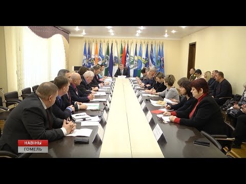 Гомельское областное объединение профсоюзов провело заседание президиума Совета видео