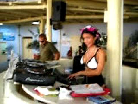 Angela Pandelis Feat. Tekno @ Superparadise mykonos bikini dj greece greekislands agean Summer beach