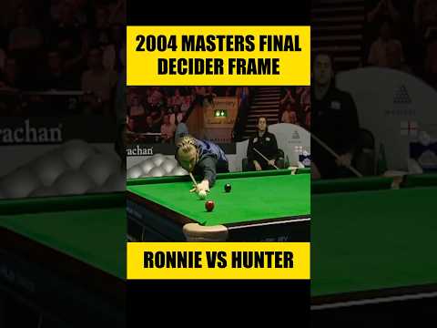 Decider Climax! Ronnie O’Sullivan vs Paul Hunter 😱 | Masters 2004