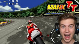 Full Run of the Legendary Manx TT SuperBike Arcade Game