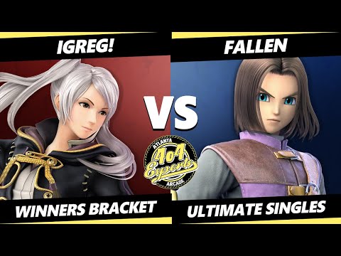 4o4 Smash Night 28 - IGreg! (Robin) Vs. Fallen (Steve, Hero) SSBU Ultimate Tournament