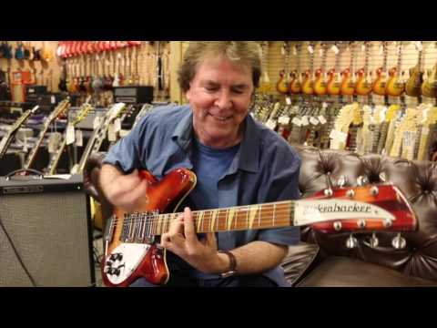 Guitar Close Up - Grant Geissman playing a 1966 Rickenbacker 375 Fireglo $5495