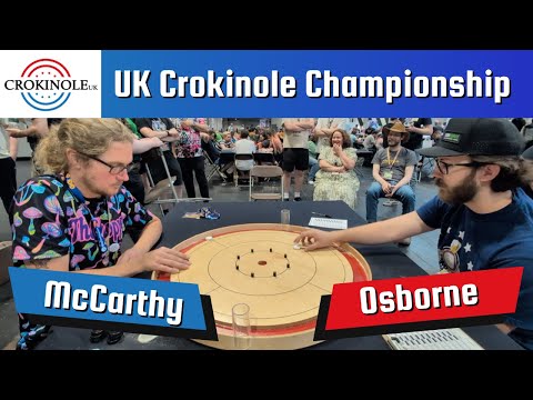 2025 UK Crokinole Championship Finals McCarthy VS Osborne