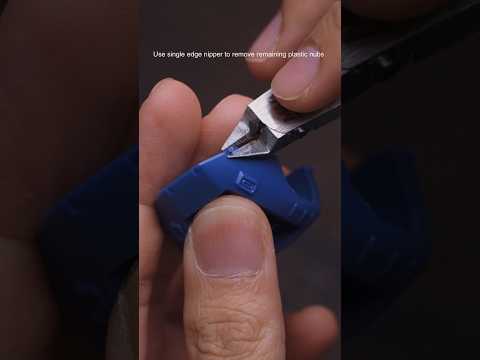 Simple way of removing the nub! Full video coming soon! #gunpla #gundam