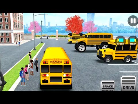 Super High School Bus Driving Simulator 3D - 2021 || Android Games HD