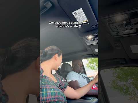 Our daughters asking my wife why she’s white 💀