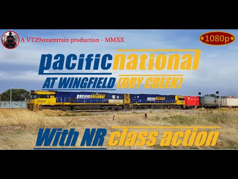 Trainspotting at Dry Creek | Pacific National intermodal freight trains