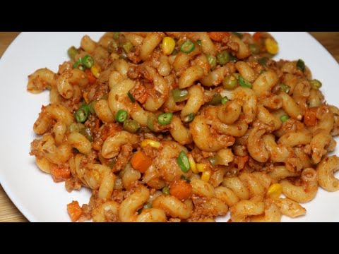 Quick And Delicious Macaroni,Beef & Vegetables Macaroni(Eid ul Adha Special)