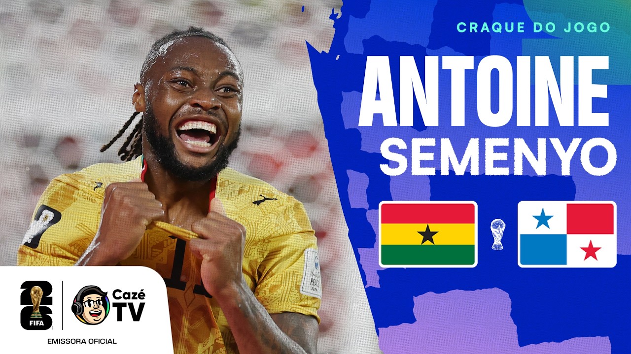 GRANDE FASE! TODOS OS LANCES DE ANTOINE SEMENYO EM GANA X PANAMÁ | COPA DO MUNDO | 1ª RODADA