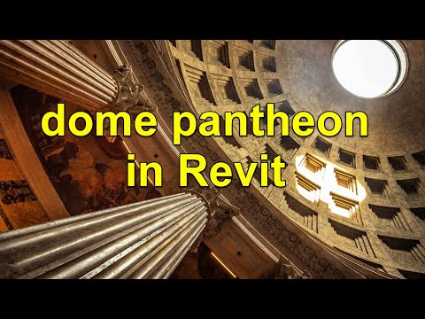 Revit tutorial (Day 23) dome pantheon in revit