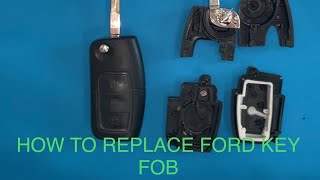 HOW TO REPLACE FORD FIESTA KEY FOB // 2009 2010 2011 2012 2013 2014 2015 2016 2017 2018