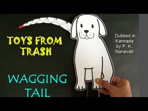 WAGGING TAIL - ENGLISH - Dog with a wagging tail!