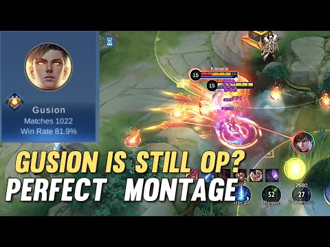 Gusion MONTAGE 1 | fast hand / new combo / perfect combo [mobile legends]