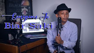Download lagu SENYUM JO BIAR SAKI - FIKRAM COWBOY cover  { Lirik } mp3