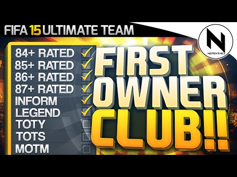 AMAZING FIRST OWNER CLUB! - FIFA 15 Club Tour