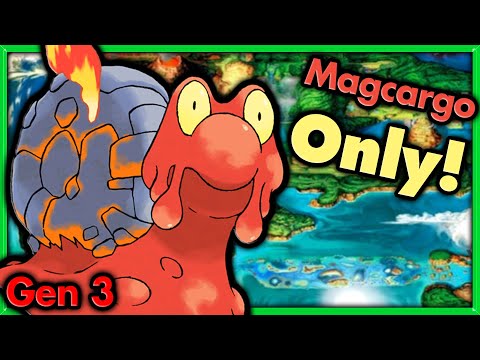 ALMOST Impossible! - Can I Beat Pokemon Fire Red with ONLY Magcargo? 🔴 Pokemon Challenges
