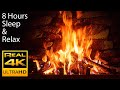 🔥 The Best 4K Relaxing Fireplace with Crackling Fire Sounds 8 HOURS No Music 4k UHD TV Screensaver