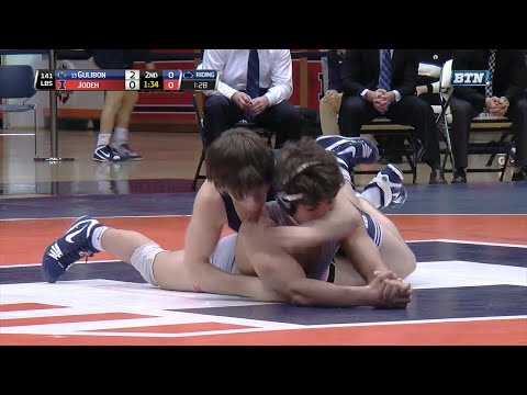 Big Ten Rewind: 2016 Wrestling - 141 LBs - Penn State's Jimmy Gulibon vs. Illinois' Mousa Jodeh