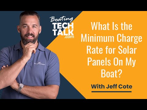 What Is the Minimum Charge Rate for Solar Panels on a 440 Ah Battery Bank?