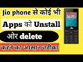 Jio Phone Se Facebook App Uninstall Kaise Kare Jio Phone Me Bluetooth Se Net Kaise Chalaye