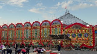 464 錦田鄉の酬恩建醮【10年に1回】ギネス認定巨大な竹の仮設祭場￼