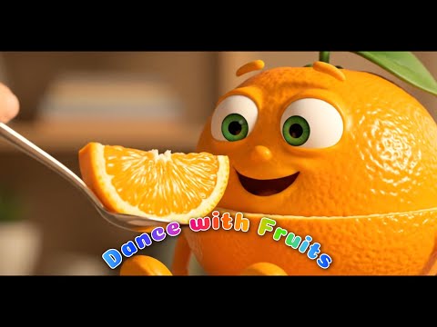 Dance with Fruits The Fruit Parade Song for Kids |Learn Fruits &Colors| colorful fruit characters