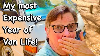 Total Van life expenses for 2023 | Solo Female Van Life Australia