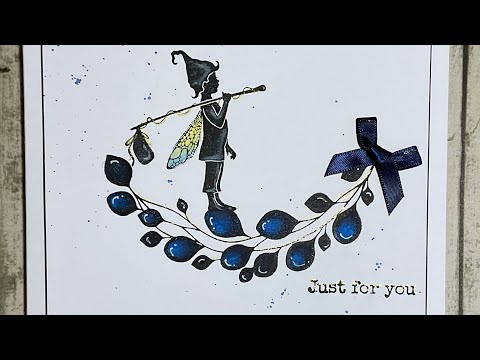 The Floral Wreath And Pan by Jo Rice #laviniastamps #distressoxideinks #cardmaking