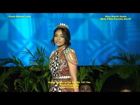 MELE FIFITA PERCILLA ALOVILI - MISS ALOVILI HOME - ISLAND CREATION & SRONG HEILALA COMPETITION 2019
