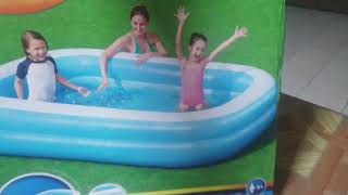 Bestway Rectangular Inflatable Swimming Pool 2.62m (8'7") × 1.75m x  51cm