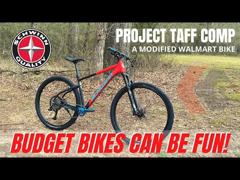 Modified Schwinn Taff Comp - Making a Walmart bike Trail Capable - Project Taff Comp