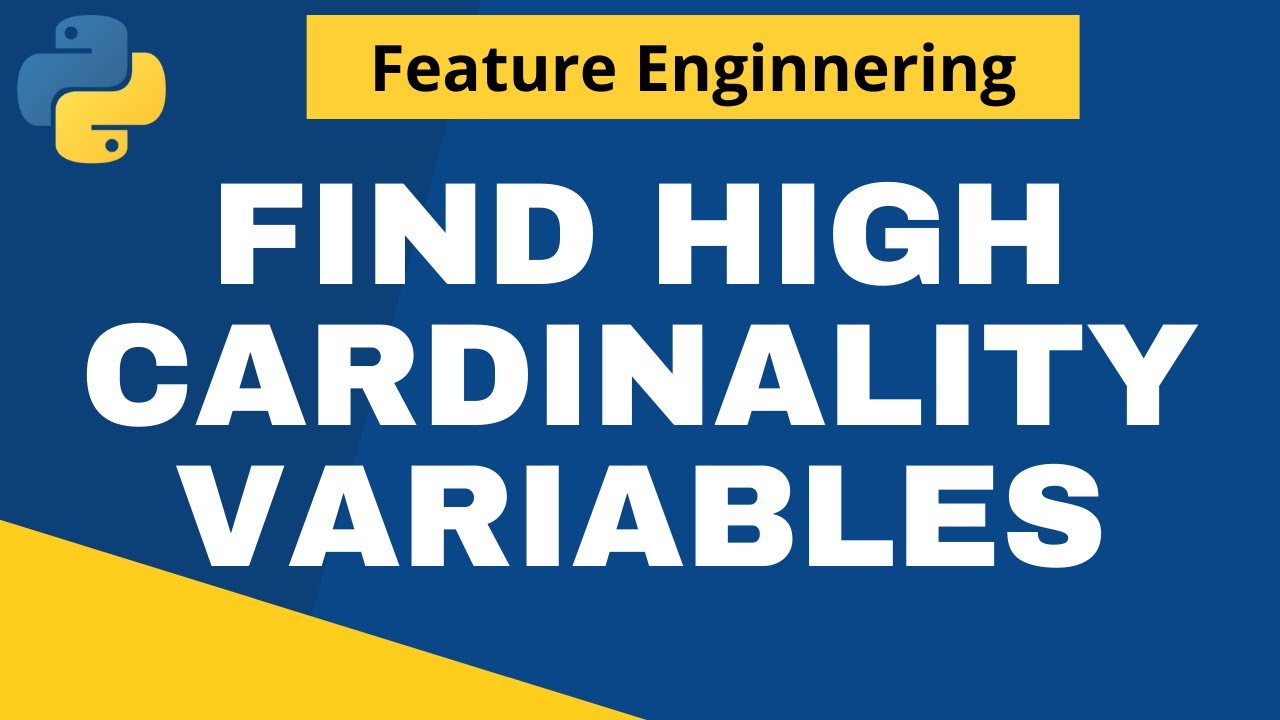 Check High Cardinality Dimensions | Machine Learning | Python