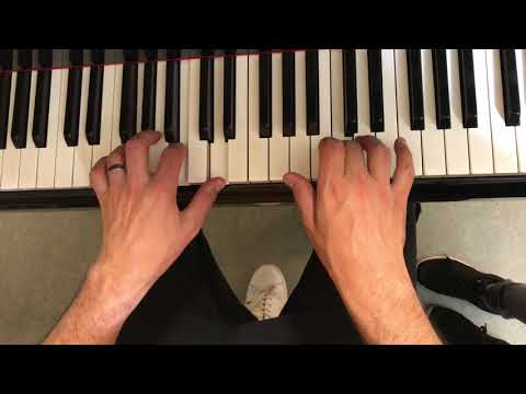 rockabye piano tutoriel en la mineur tutorial in a minor